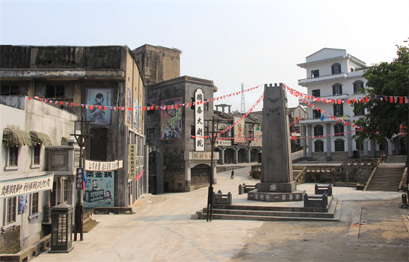 白沙影视基地糖厂拍摄区一角。江津区委宣传部供图