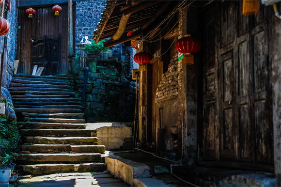 白沙古镇老街。江津区委宣传部供图