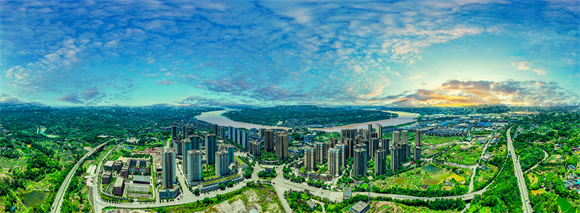 白沙工业园全景。江津区委宣传部供图