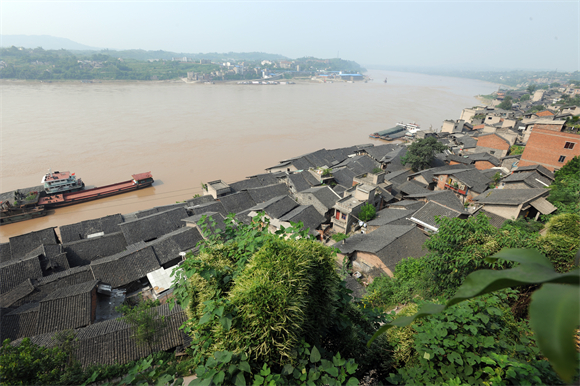 白沙古镇东华街。江津区委宣传部供图